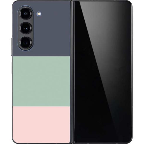 Striped Spring Colors Galaxy Z Fold5 5G Skin